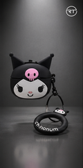 ESTUCHE PARA AIRPODS BUNNY BLACK