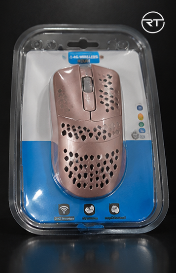 MOUSE ERGONOMICO ROSA