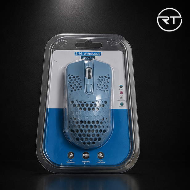 MOUSE ERGONOMIC BLUE